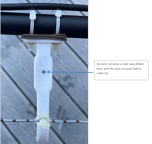 door catch and parasitic wire