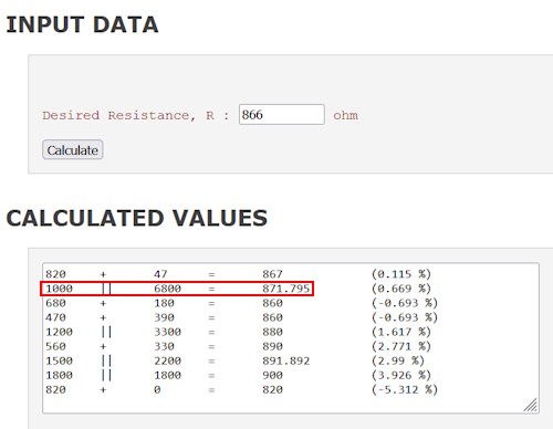 Resistor Calculator